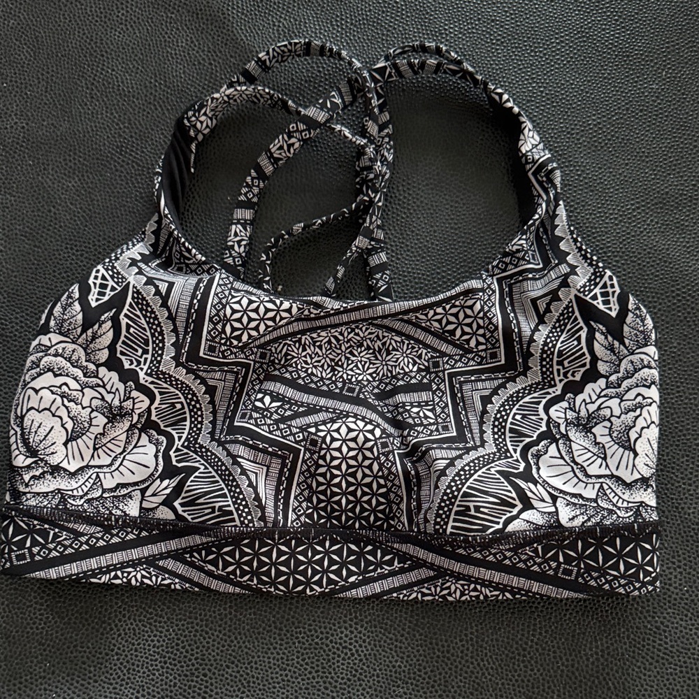Lululemon Floral Sports Bra
